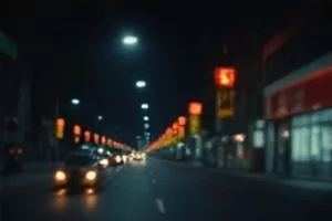 《银河便当铺》剧照，深夜街角便当铺的暖黄招牌
